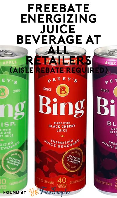 FREEBATE Energizing Juice Beverage at All Retailers (Aisle Rebate Required)