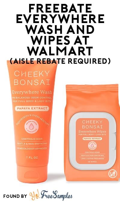 FREEBATE Cheeky Bonsai Everywhere Wash and Wipes at Walmart (Aisle Rebate Required)