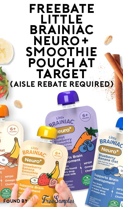 FREEBATE Little Brainiac Neuro+ Smoothie Pouch at Target (Aisle Rebate Required)