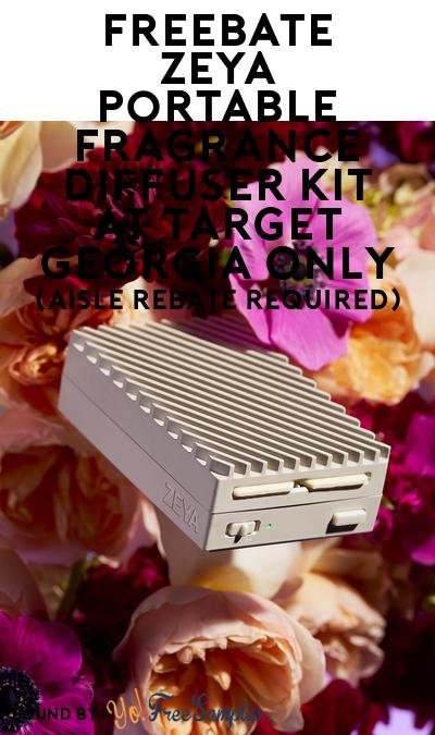 FREEBATE Zeya Portable Fragrance Diffuser Kit At Target Georgia Only (Aisle Rebate Required)