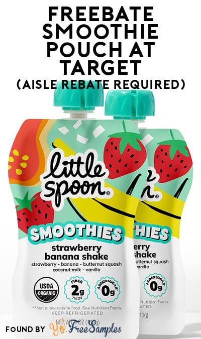 FREEBATE Smoothie Pouch at Target (Aisle Rebate Required)