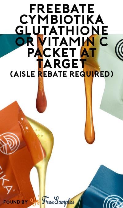 FREEBATE Cymbiotika Glutathione or Vitamin C Packet at Target (Aisle Rebate Required)