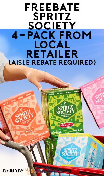 FREEBATE Spritz Society 4-Pack From Local Retailer (Aisle Rebate Required)
