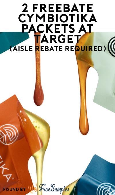 2 FREEBATE Cymbiotika Packets at Target (Aisle Rebate Required)