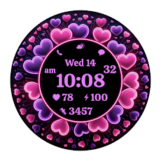 FREE App AZ285 Valentine's Watch Face