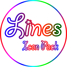 FREE App Color lines - Icon Pack