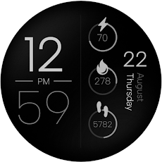 FREE App Digital Minimal Watch Face IO