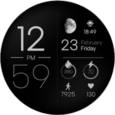 FREE App Minimal Digital Watch Face IO