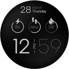 FREE App Minimal Digital Watch Face LS