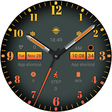 FREE App Three dials Orange