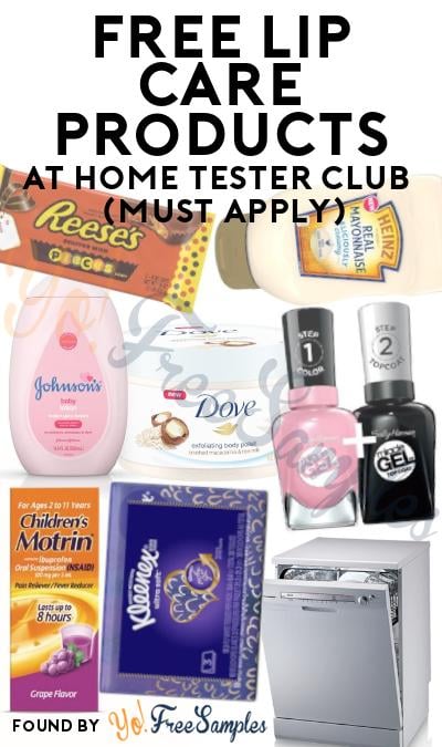 FREE Lip Care Products At Home Tester Club (Must Apply)