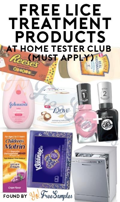 FREE Lice Treatment Products At Home Tester Club (Must Apply)