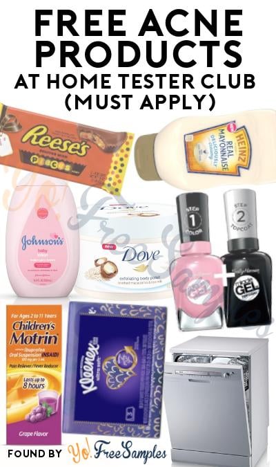 FREE Acne Products At Home Tester Club (Must Apply)