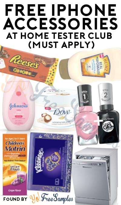 FREE iPhone Accessories At Home Tester Club (Must Apply)