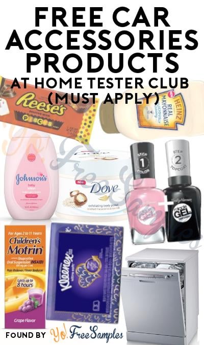 FREE Car Accessories Products At Home Tester Club (Must Apply)