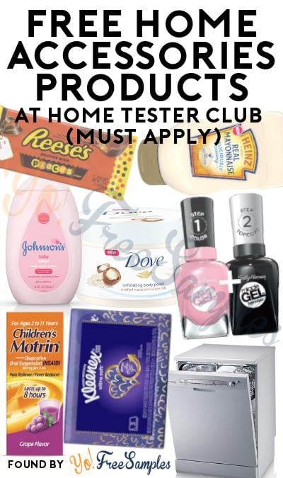 FREE Home Accessories Products At Home Tester Club (Must Apply)