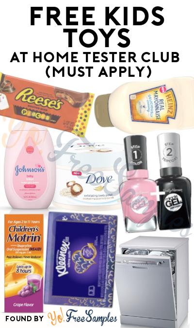 FREE Kids Toys At Home Tester Club (Must Apply)