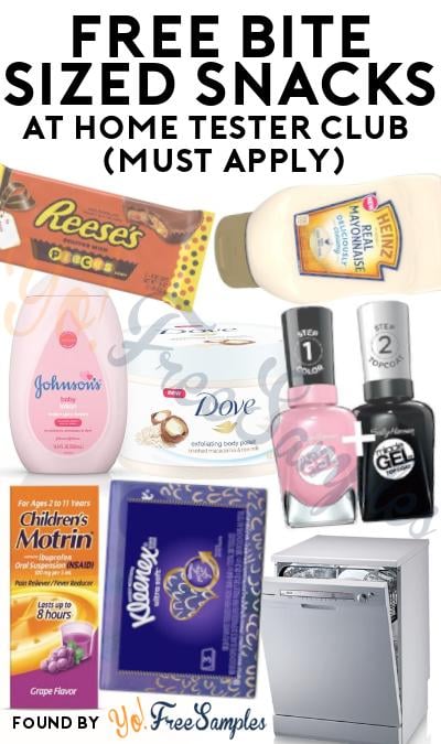FREE Bite Sized Snacks At Home Tester Club (Must Apply)