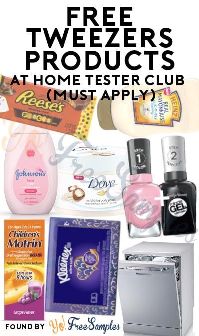 FREE Tweezers Products At Home Tester Club (Must Apply)