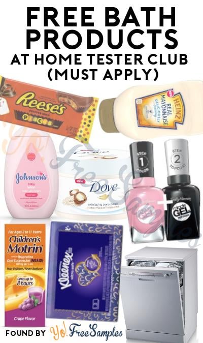 FREE Bath Products At Home Tester Club (Must Apply)
