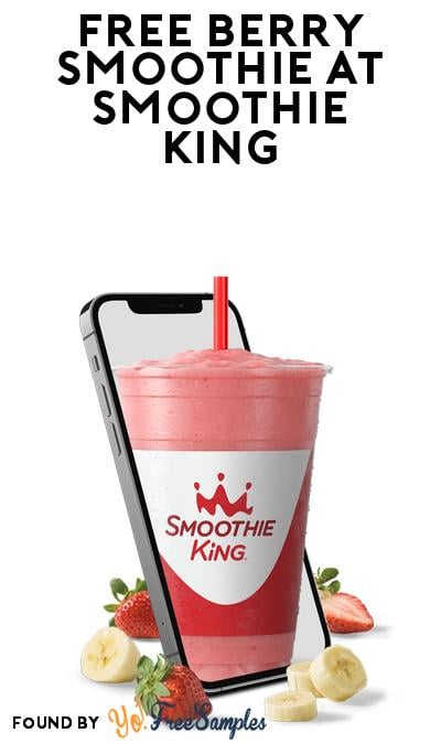 FREE Hydration Berry Smoothie At Smoothie King (App Required)