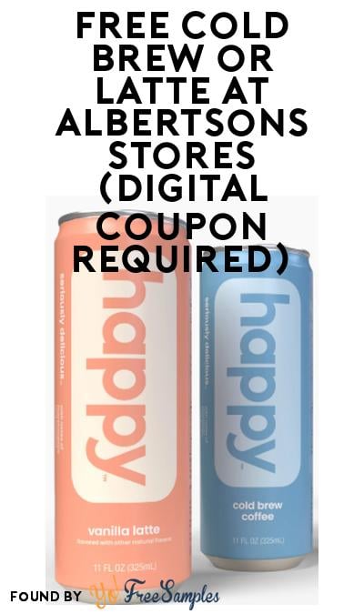 FREE Cold Brew or Latte at Albertsons Stores (Digital Coupon Required)