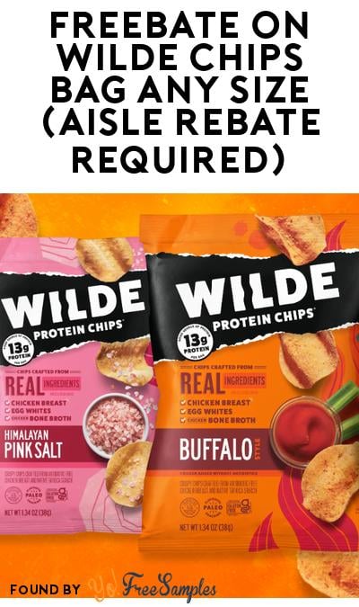 FREEBATE On Wilde Chips Bag Any Size (Aisle Rebate Required)