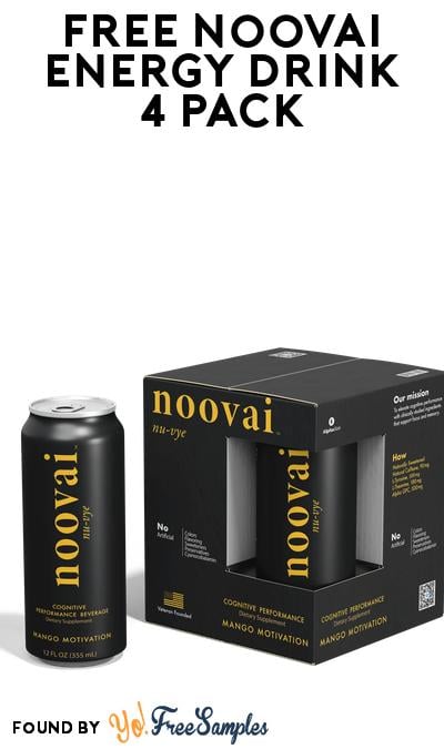 FREE Noovai Mango Energy Drink 4-Pack For Video Review