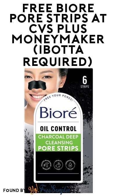 FREE Biore Pore Strips At CVS Plus Moneymaker (Ibotta Required)