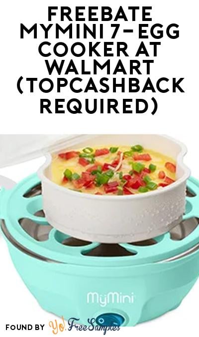 FREEBATE MyMini 7-Egg Cooker at Walmart (TopCashback Required)