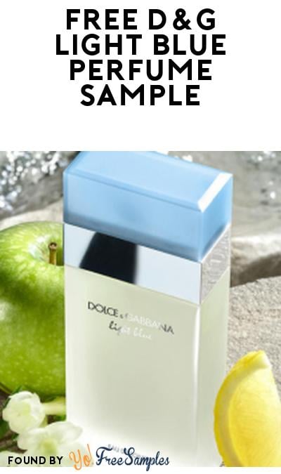 FREE Dolce & Gabbana Light Blue Fragrance Sample (Social Media Required)