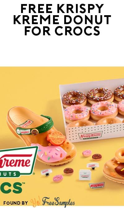 FREE Glazed Doughnut At Krispy Kreme When Wearing Crocs