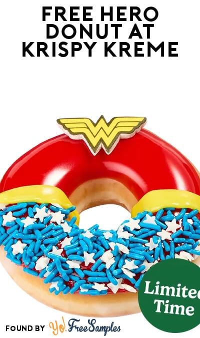 FREE Super Hero Doughnut With Purchase at Krispy Kreme
