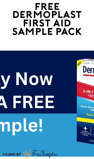 FREE Dermoplast First Aid Cloths Sample (Must Apply)