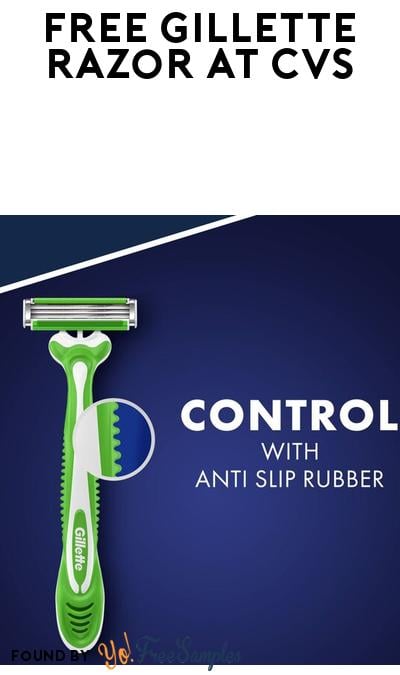 FREE Gillette Mens Razor at CVS (Online Only)
