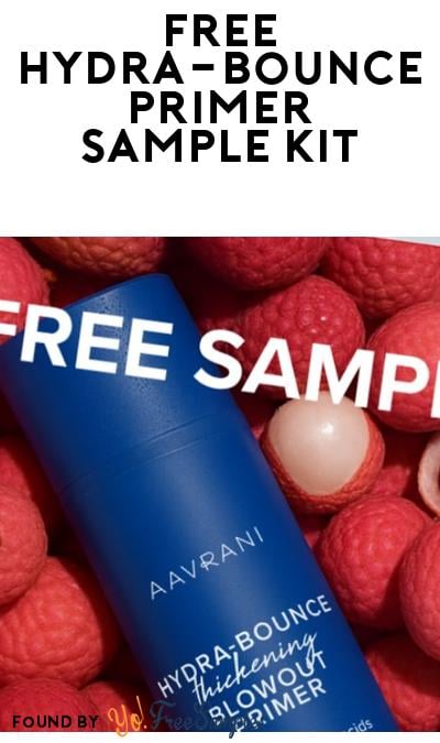 FREE AAVRANI Hydra-Bounce Primer Sample From Instagram (Must Enter)
