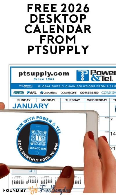 FREE Desktop Calendar From PTsupply (2026 Edition)