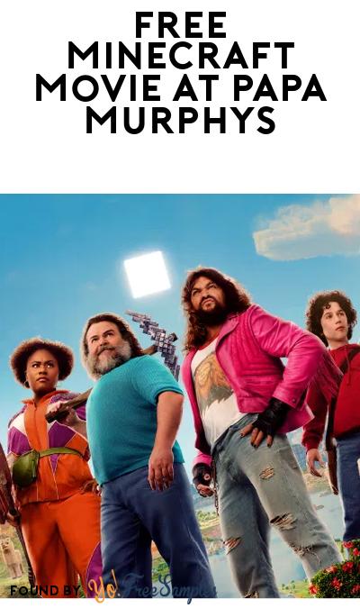 FREE Digital Minecraft Movie From Papa Murphys (Movies Anywhere Required)