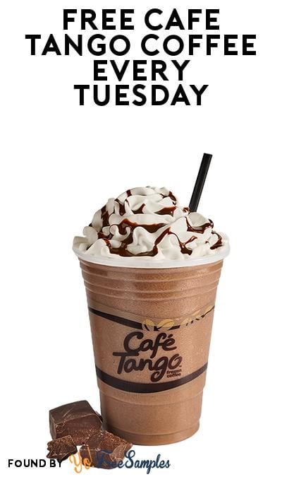 FREE Cafe Tango Frozen Coffee Every Tuesday At Participating Stores