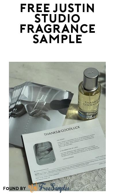FREE Justin Alexander Studio Fragrance Sample By Mail