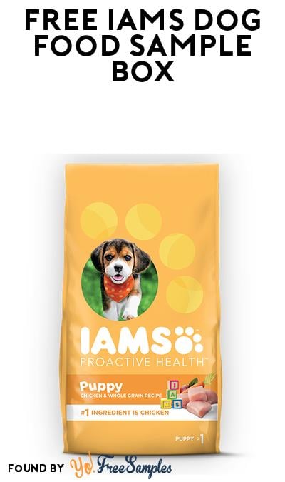 FREE IAMS Dog Food Sample Pack For Puppies