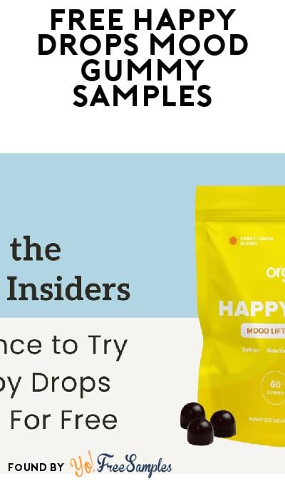 FREE Organifi Happy Drops Gummies For Product Testers (Must Apply)