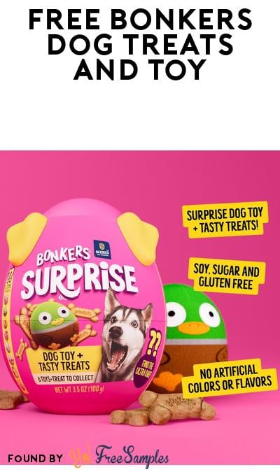 FREE BONKERS Dog Treats and Surprise Toy For Reviews (Must Apply)
