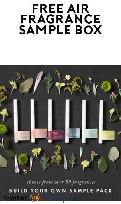 FREE Scent Air Sample Pack Of Fragrances
