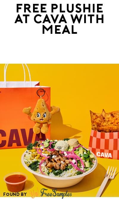FREE Pita Chip Plushie At CAVA with Hot Harissa Meal Purchase