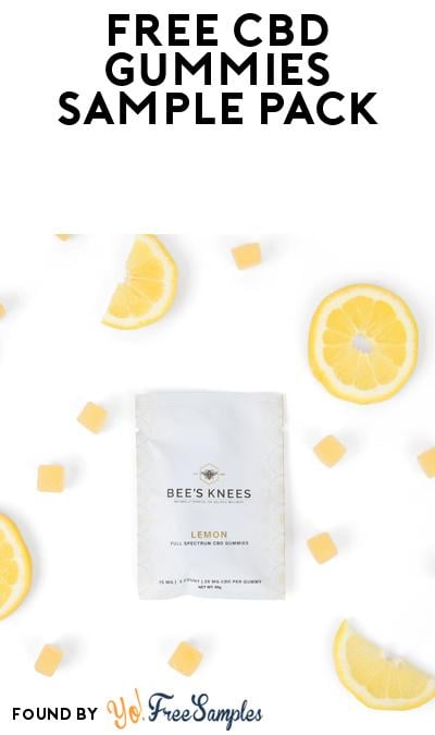FREE Bees Knees CBD Gummies Sample Pack (21+ Only)