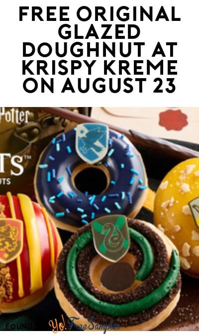 FREE Original Glazed Doughnut At Krispy Kreme On August 23