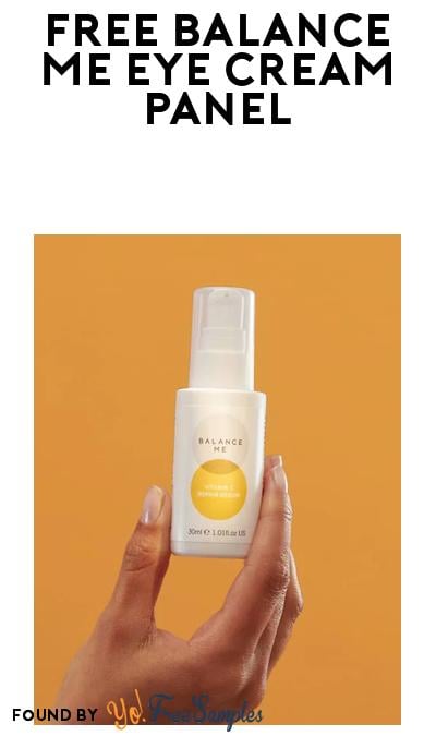 FREE Balance Me Wonder Eye Cream For Beauty Panel Members (Must Apply)