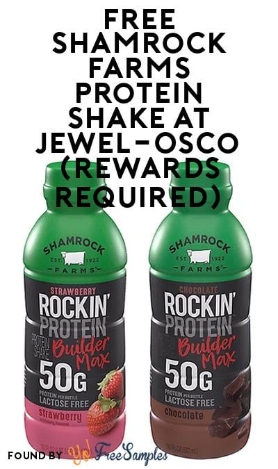 FREE Shamrock Farms Protein Shake at Jewel-Osco (Rewards Required)