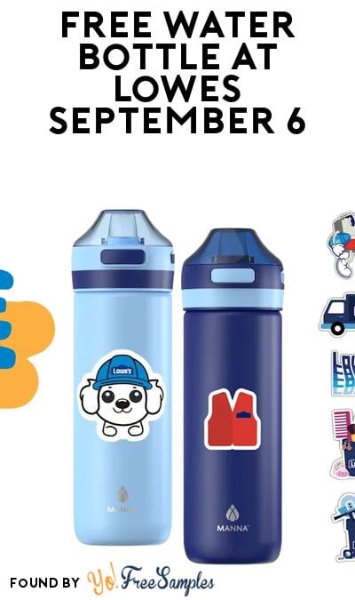 FREE Kids Water Bottle at Lowes September 6 (Rewards Required)